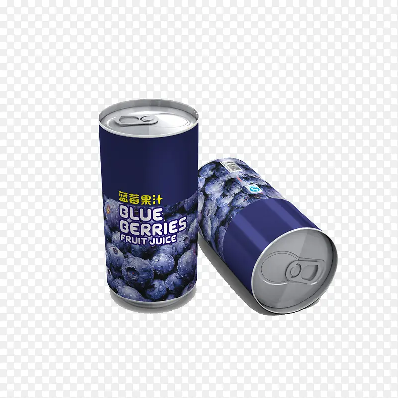 蓝莓罐装饮料