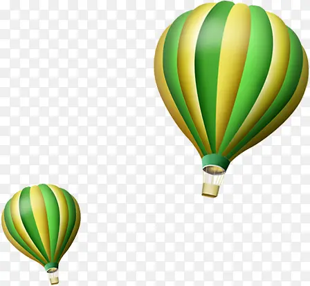 黄绿热气球