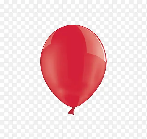 一个红色气球