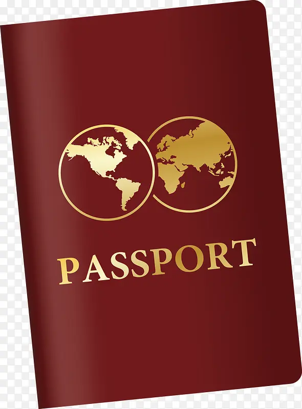 护照矢量图