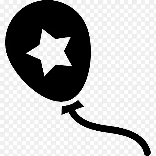 气球与明星图标