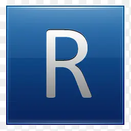 字母R蓝色图标PNG图片素材下载_图片编号qrmpgpmm-免抠素材网