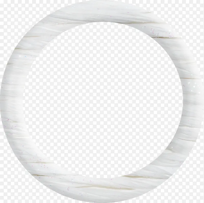 木质白色圆环