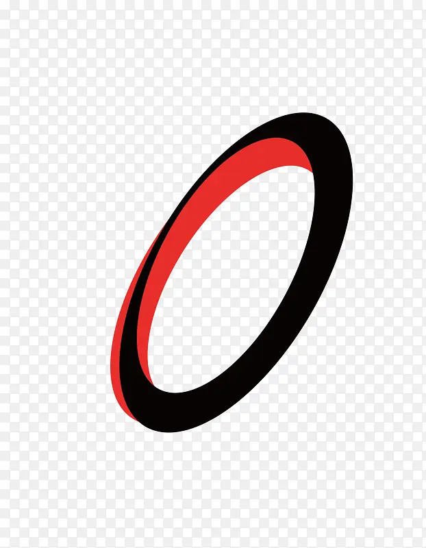 矢量卡通扁平化logo圆环标识设计