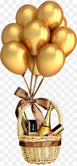 金色气球奢侈品排行素材