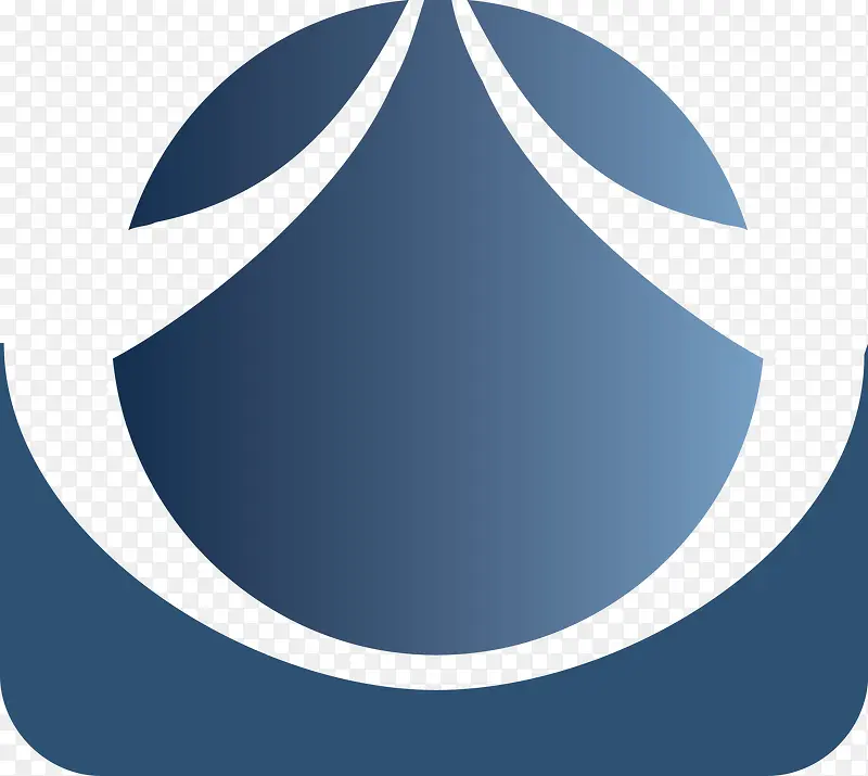 蓝色科技logo图