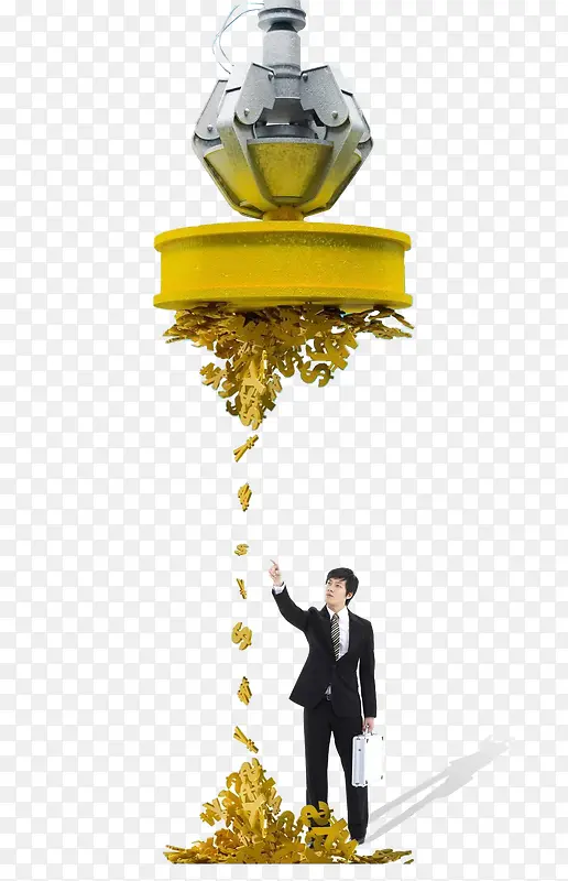 吸金的黄金大磁铁