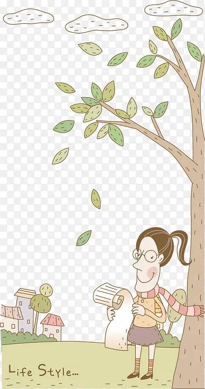 商业插画手绘卡通