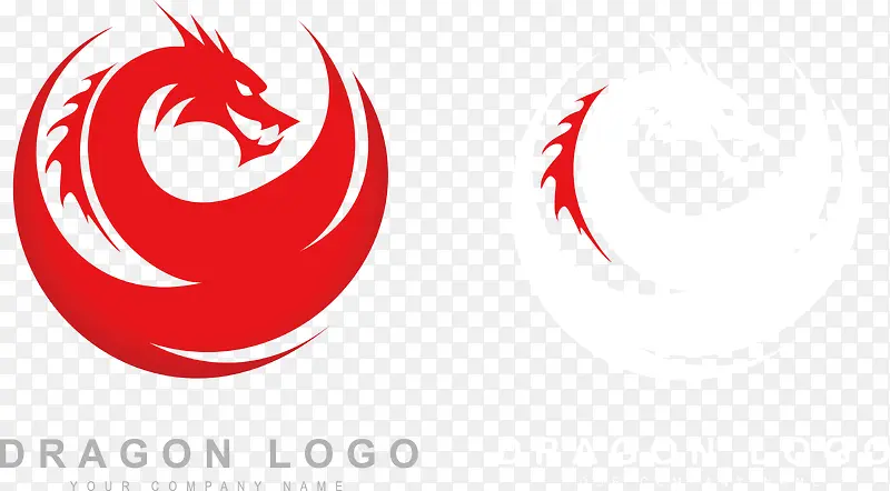 时尚的龙logo图标矢量素材PNG图片素材下载_图片编号qaraxdmj-免抠素材网