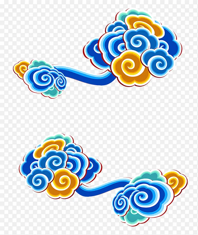 蓝色祥云