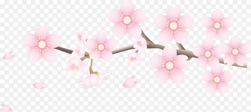 粉色春季清新桃花