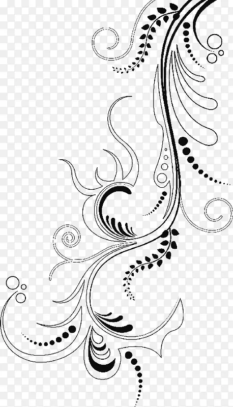 欧美花纹桌面简笔画花纹