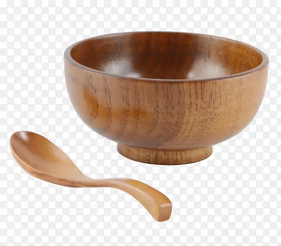 木制勺子和碗