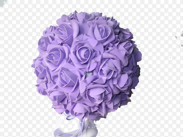 紫色手捧花