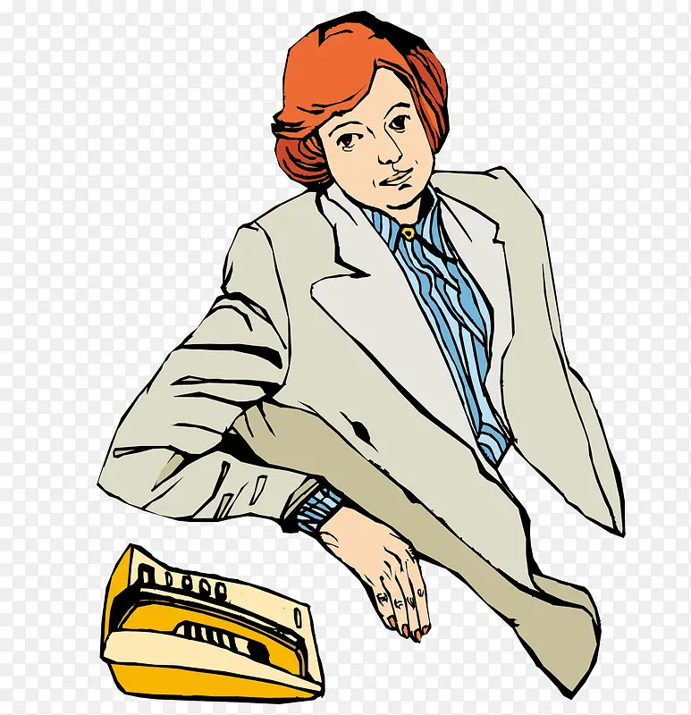 等电话的女人