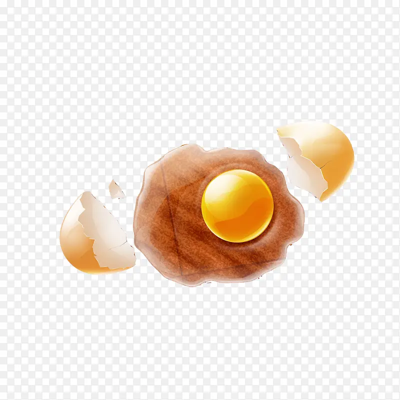 彩铅破壳鸡蛋