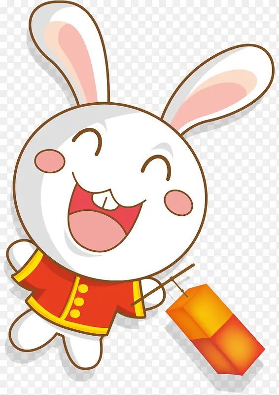 兔子卡通兔子笑脸兔子