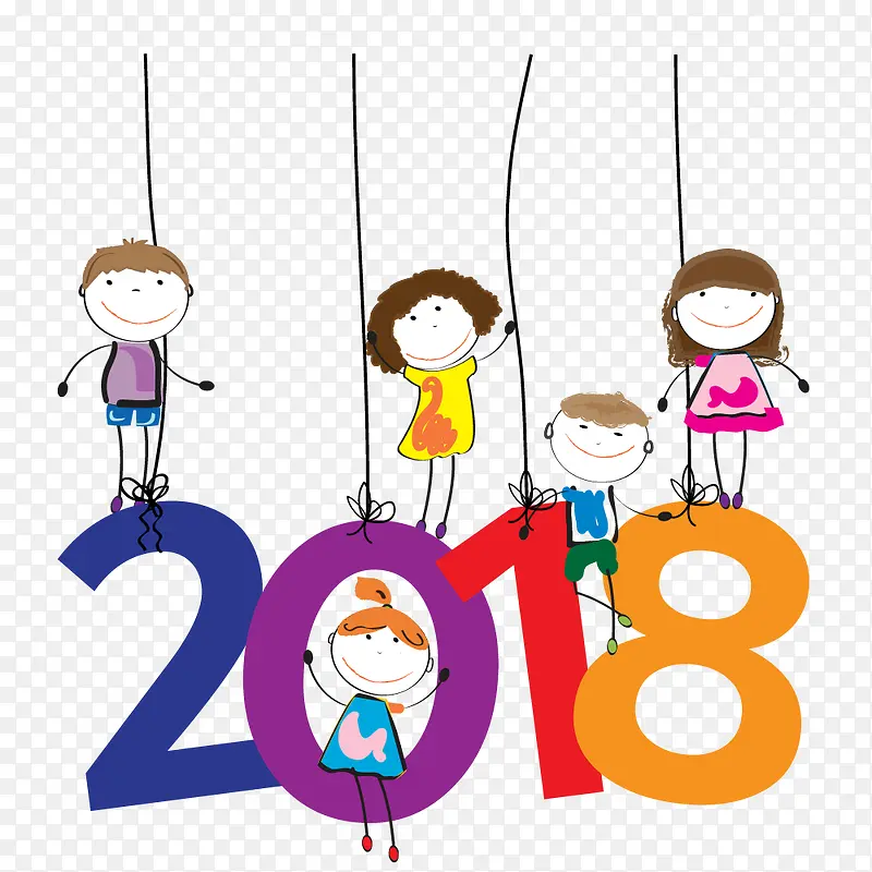 彩色2018上的小孩