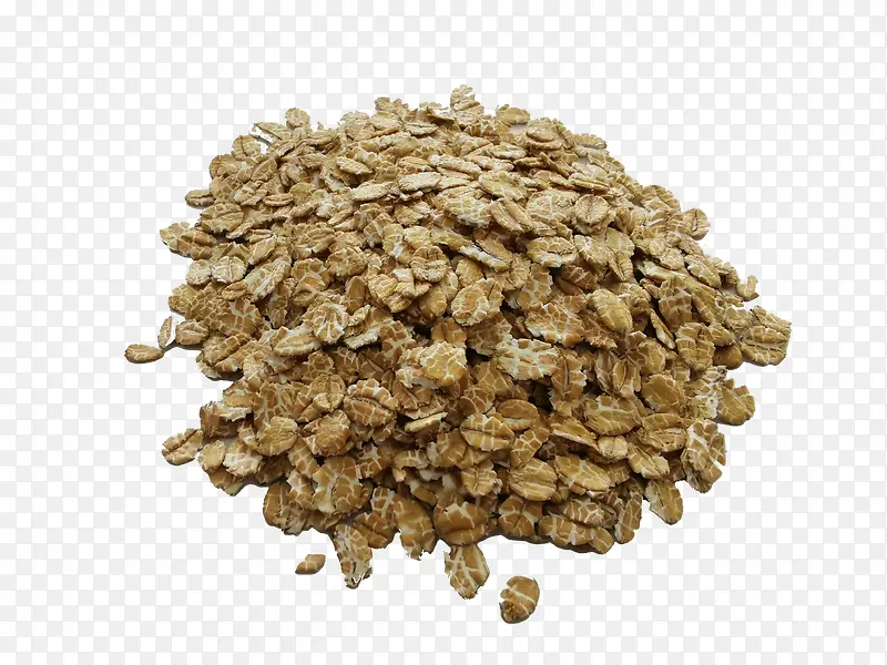 小麦片 褐色麦片 麦片堆