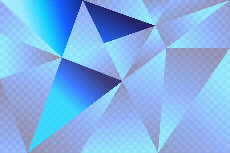 蓝色简约三角组合边框纹理