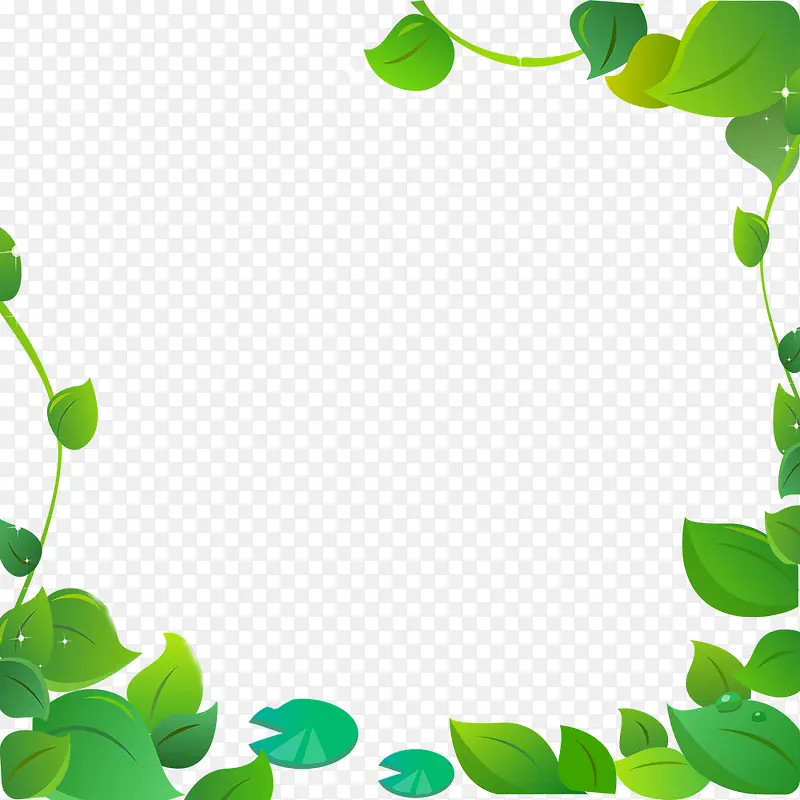 绿色植物装饰