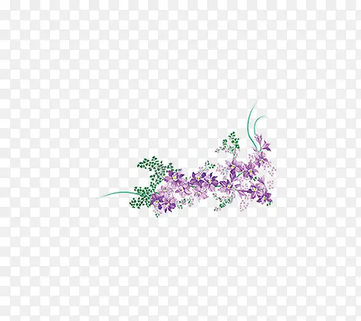 紫色手绘的薰衣草PNG图片素材下载_图片编号qrmpkljo-免抠素材网