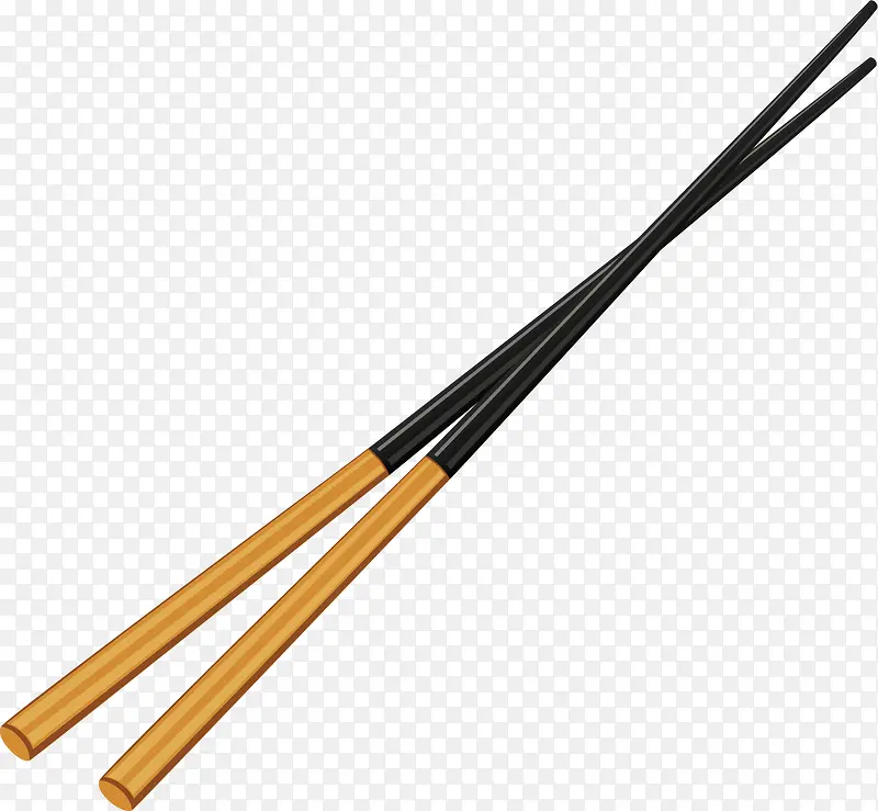 矢量手绘筷子