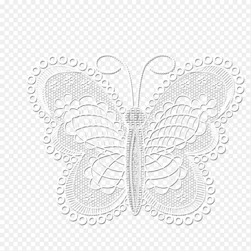 唯美创意白色蝴蝶