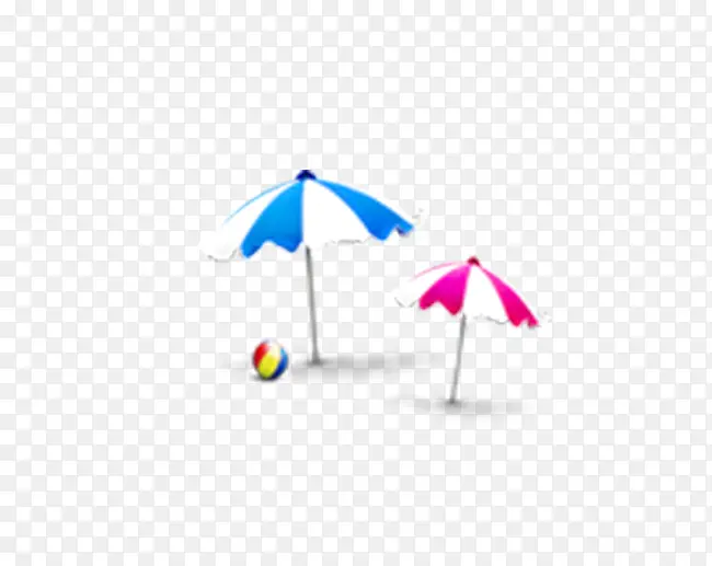 卡通彩虹小伞