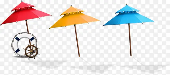 太阳伞花伞素材