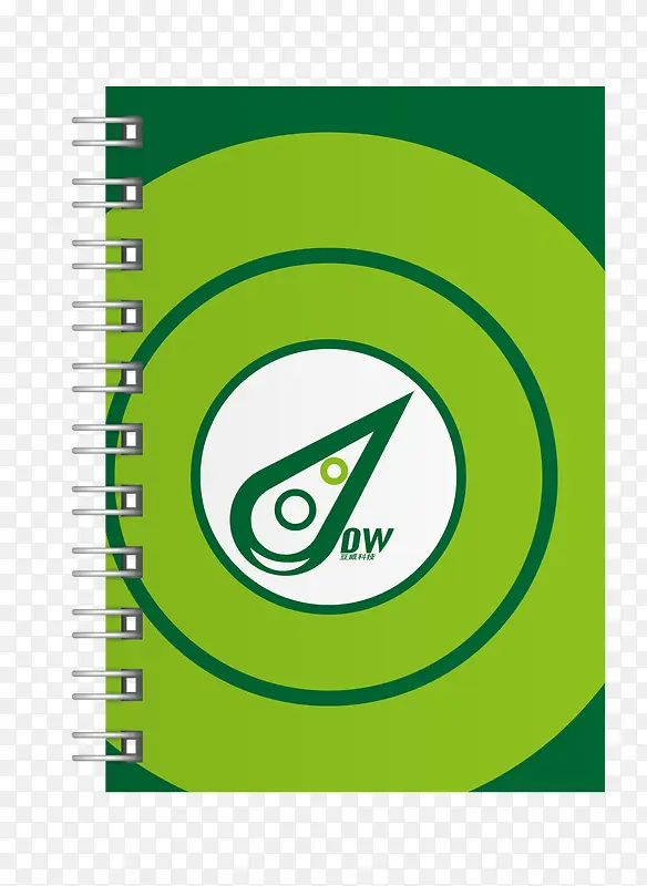 绿色日记本