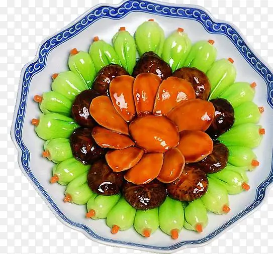 小白菜配肉