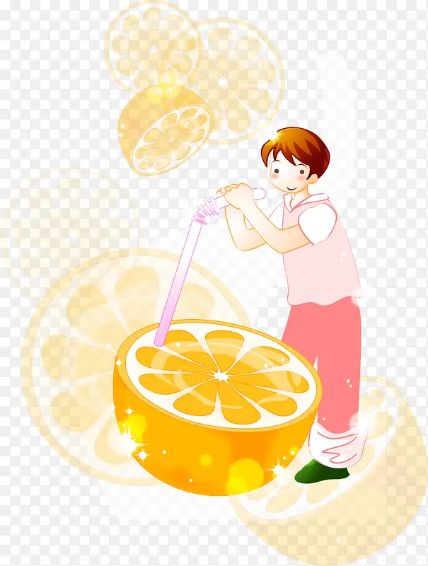 橙子和男孩