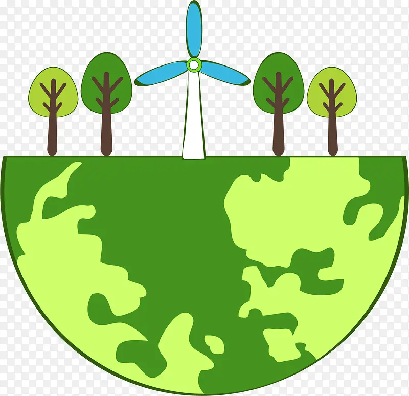 绿色节能绿化地球