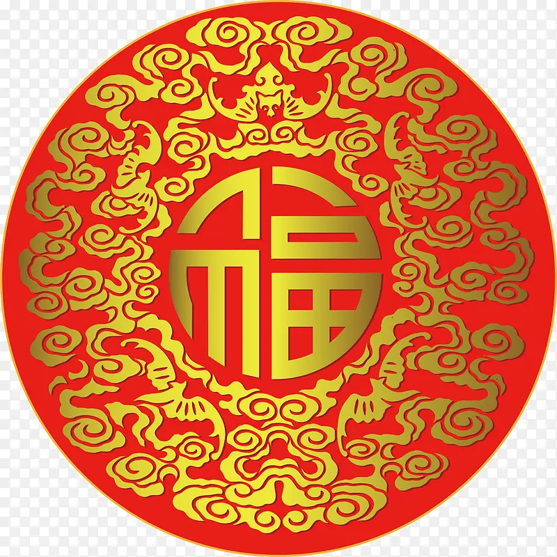 矢量红色福