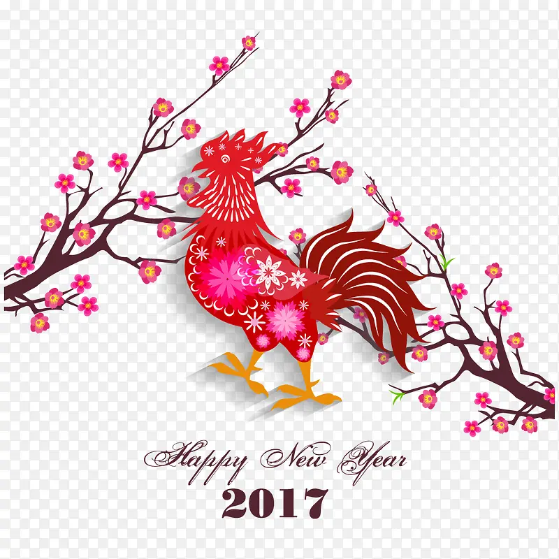 鸡年 喜庆 春节 新年