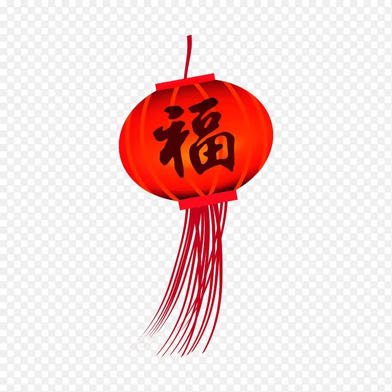 中国红春节装饰灯笼