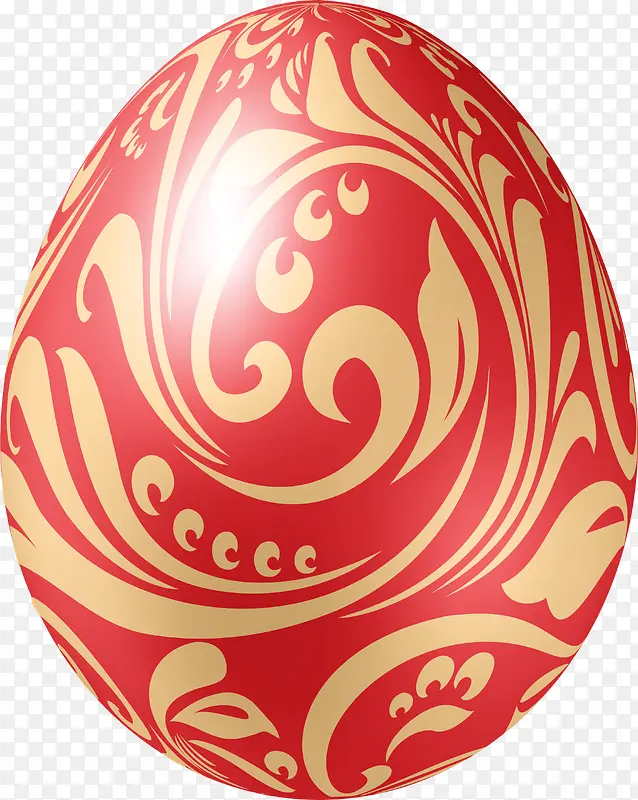 红色中国风彩蛋