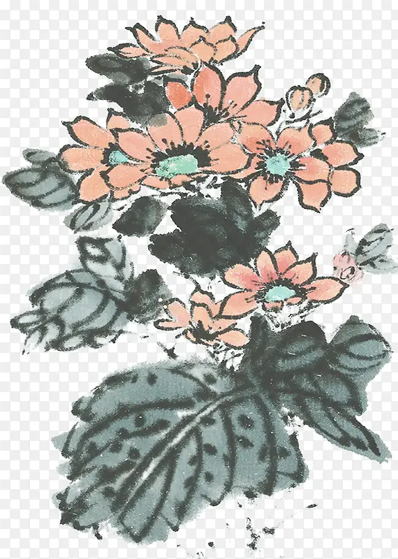 中国风花朵