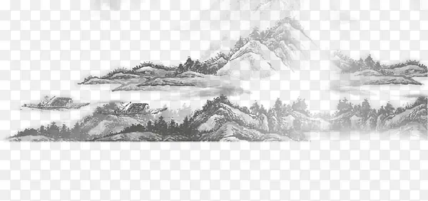 水墨山水PNG图片素材下载_图片编号yolvdpmw-免抠素材网