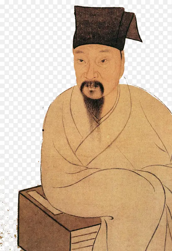水墨古人装饰素材PNG图片素材下载_图片编号qdolajjk-免抠素材网