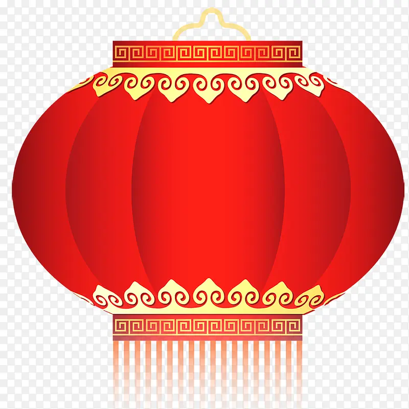 红色中国风灯笼装饰