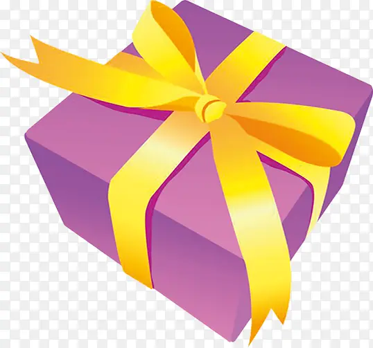 淡紫色的礼物盒高清素材