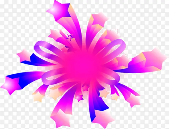紫色花朵花纹惊喜设计