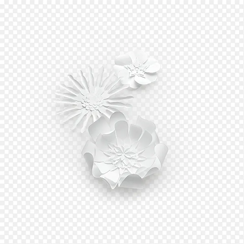 白色花装饰品