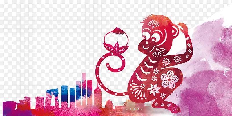 手绘水彩