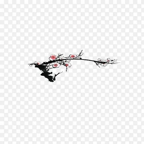 水墨梅花