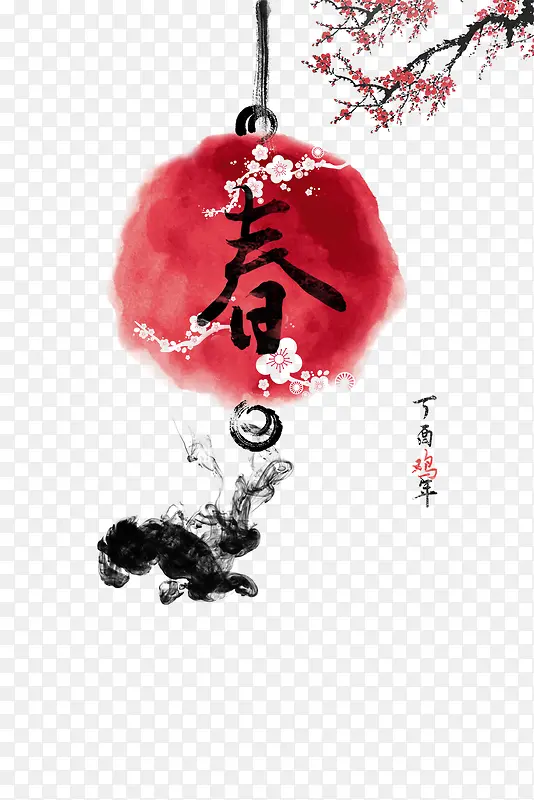 中国风春吊坠素材