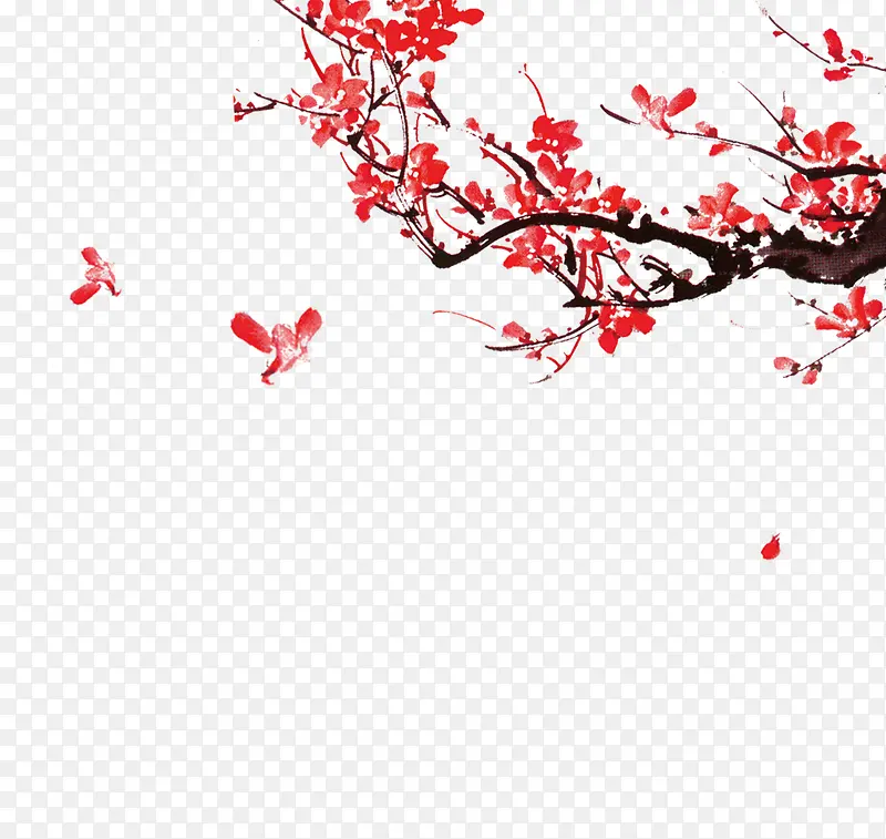 中国风梅花