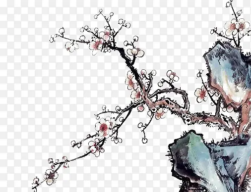 水墨梅花